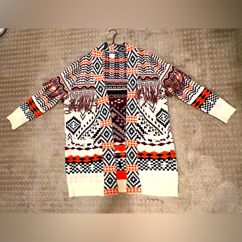 Fantastic Fawn Checkered Cardigan